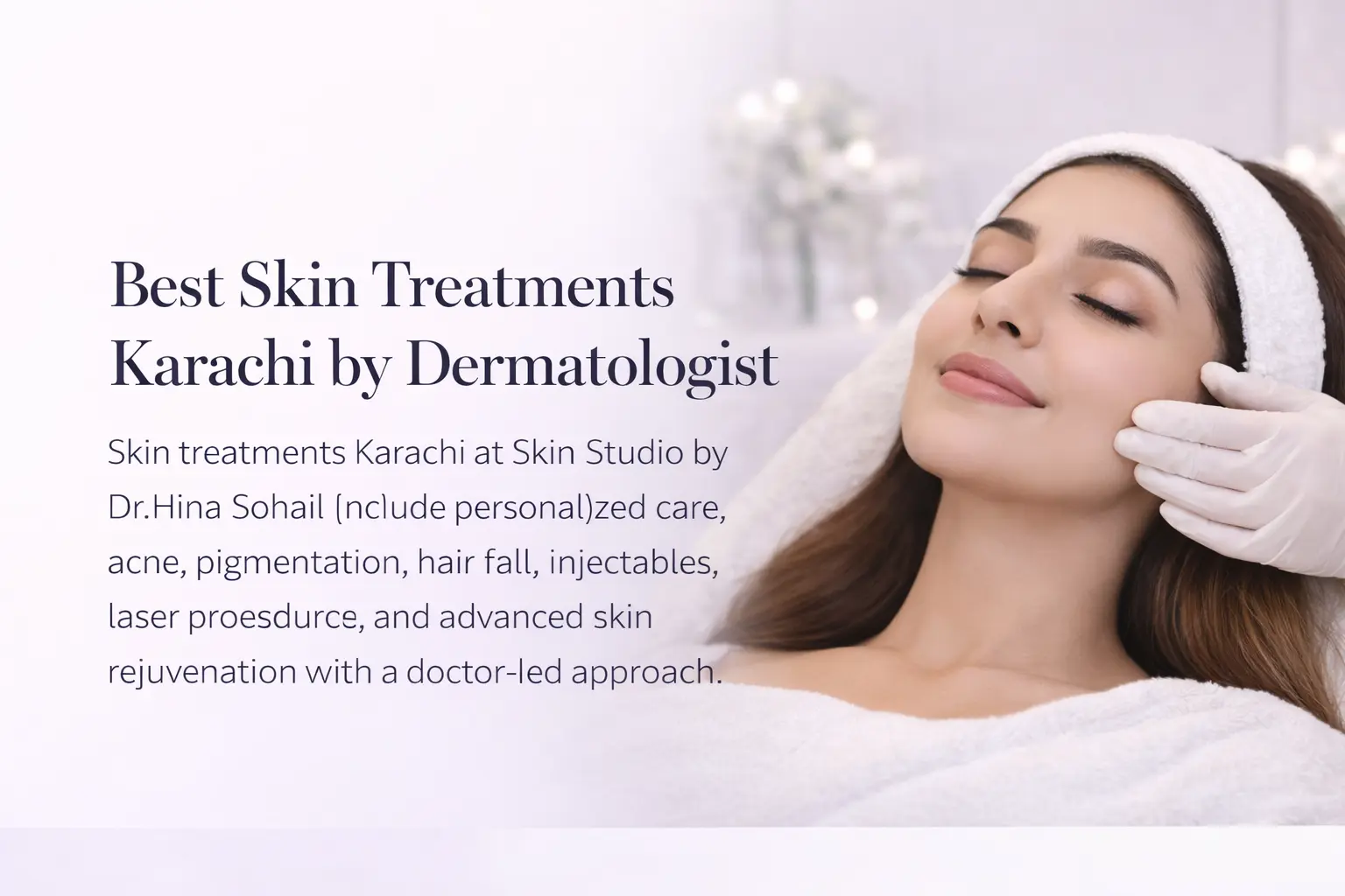 Skin Treatments in Karachi - Skin Studio by Dr Hina Sohail Doctor-led skin treatments in Karachi at Skin Studio by Dr Hina Sohail