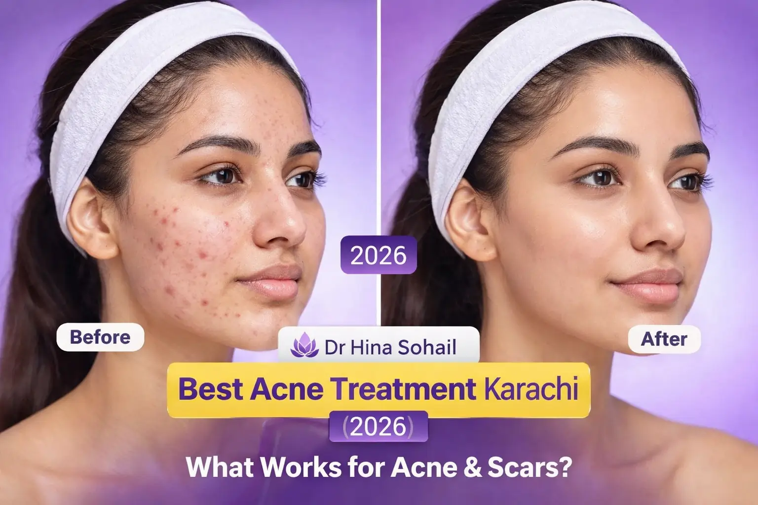 Best Acne Treatment Karachi 2026 Best acne treatment Karachi before and after results for acne and acne scars