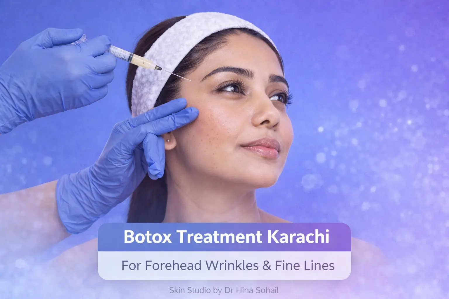 Botox Treatment Karachi Botox treatment Karachi for forehead wrinkles and fine lines at Skin Studio by Dr Hina Sohail